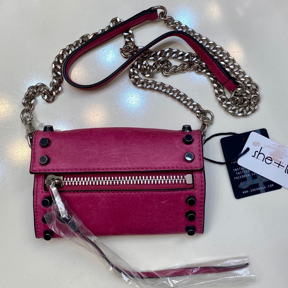 She + Lo Breakthrough Mini Crossbody/Wallet - pink